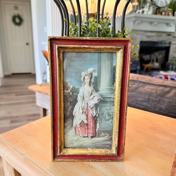Vintage Italian Florentine picture of The Honorable Mrs. Graham - Picture 1 of 14
